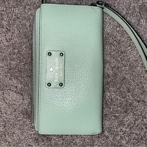 Kate Spade Mint Green Wristlet